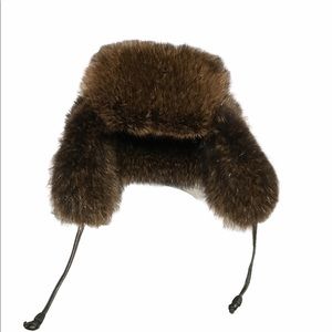 Tory Burch Fur Trapper Hat
